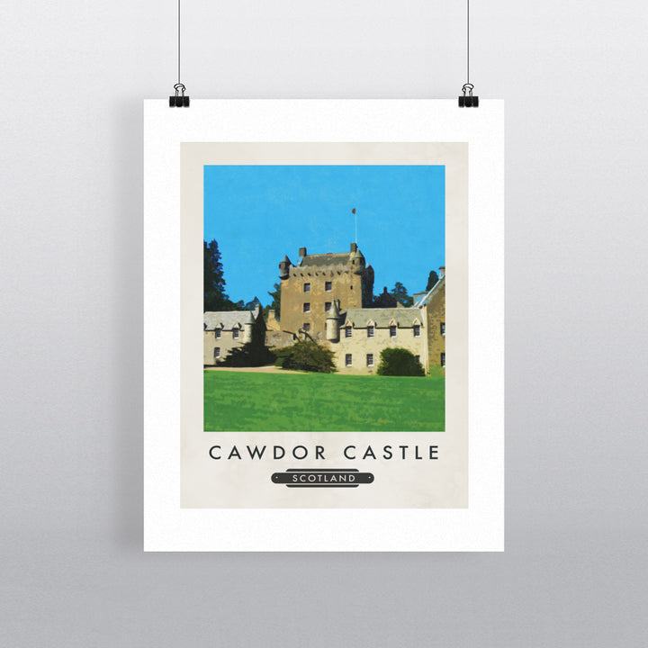 Cawdor Castle, Scotland 90x120cm Fine Art Print