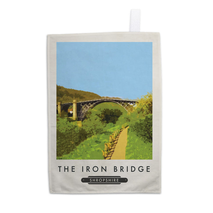 Ironbridge, Telford, Shropshire Tea Towel