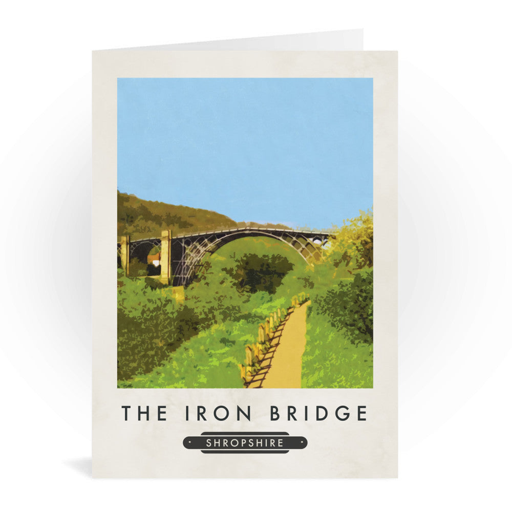 Ironbridge, Telford, Shropshire Greeting Card 7x5