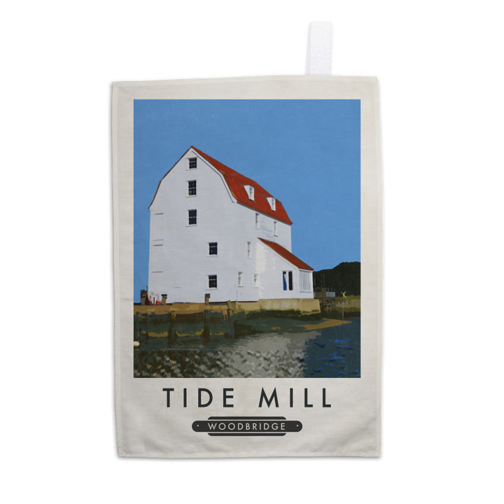 The Tide Mill, Woodbridge, Suffolk Tea Towel