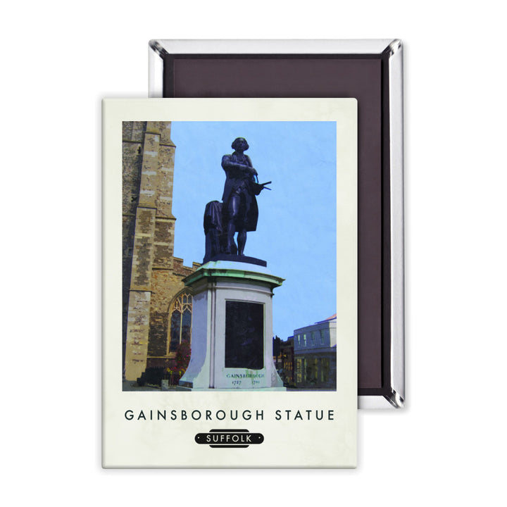 The Gainsborough Statue, Sudbury, Suffolk Magnet