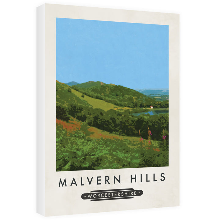 The Malvern Hills, Worcestershire 60cm x 80cm Canvas