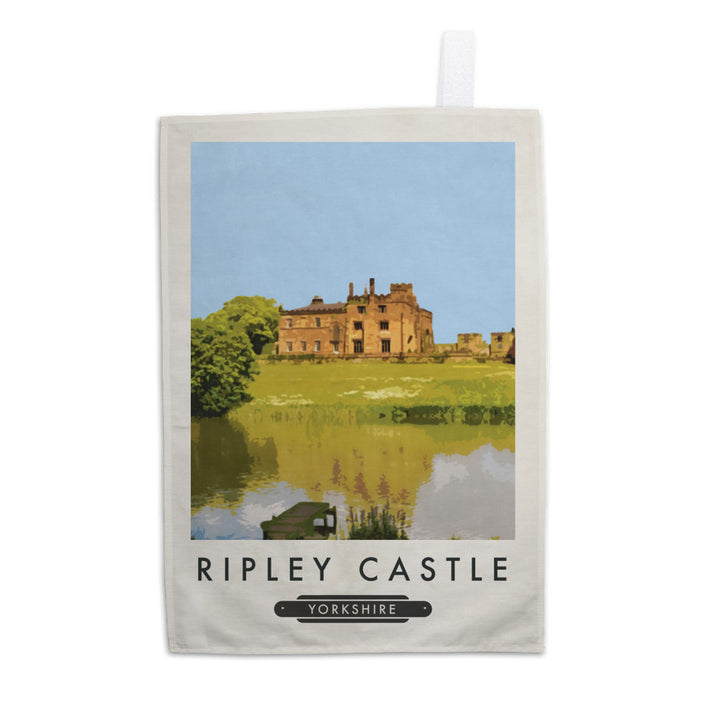 Ripley Castle, Yorkshire Tea Towel