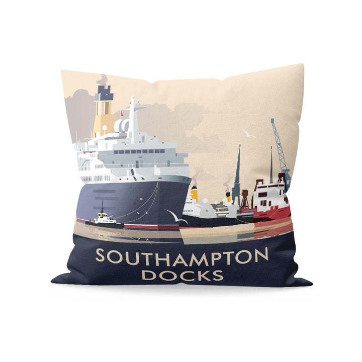 Southampton Docks Cushion