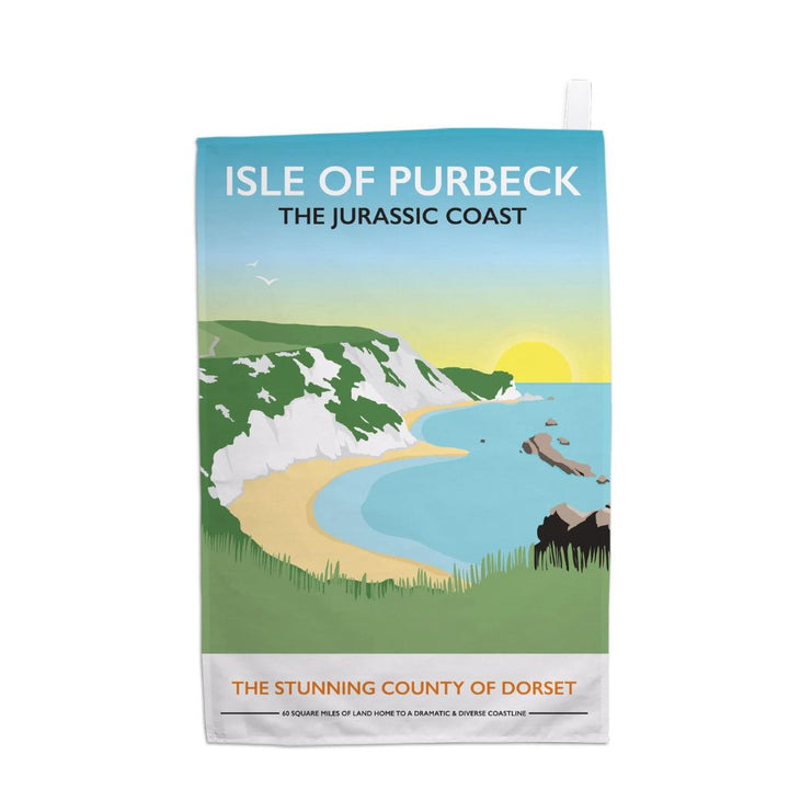 Isle of Purbeck Tea Towel