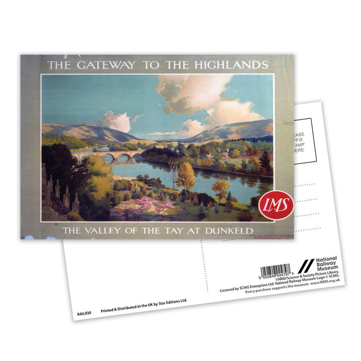 The Gateway To The Highlands Postcard Pack of 8