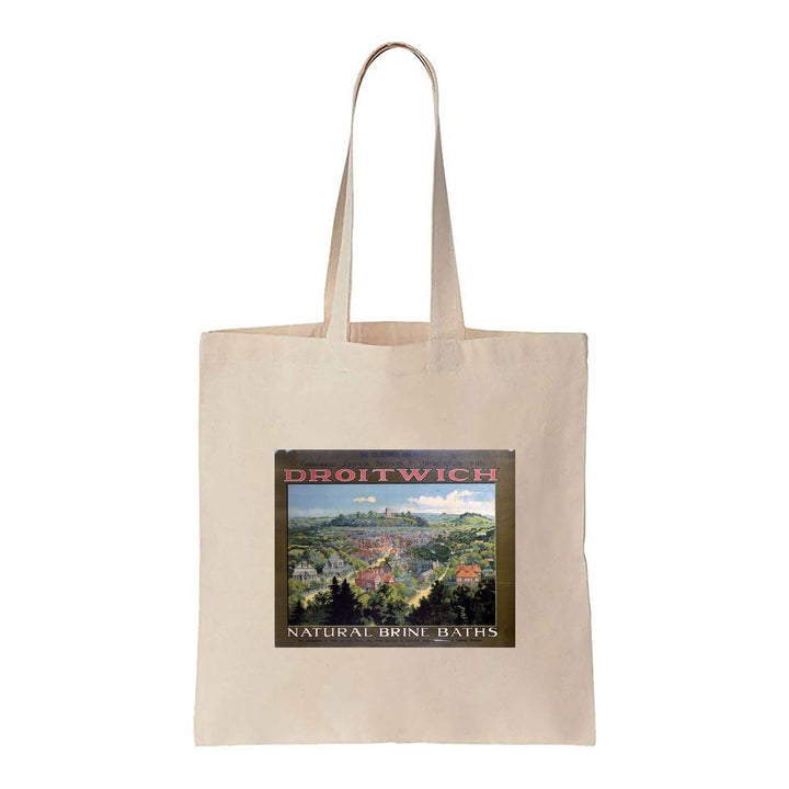 Droitwich, Natural Brine Baths - Canvas Tote Bag