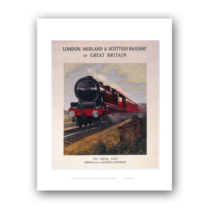 The Royal Scot - London Midland and Scottish Railway Art Print