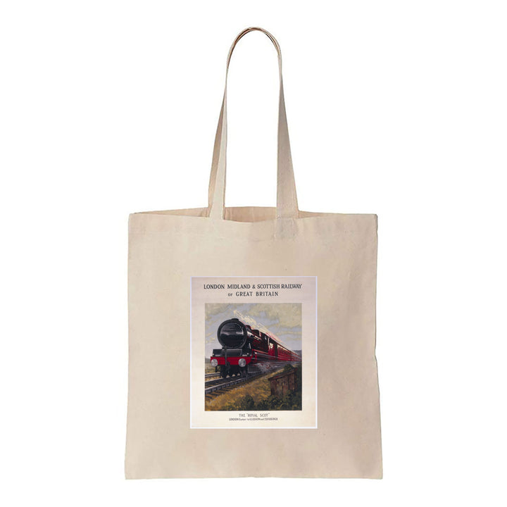London Midland and Scottish Railway of Great Britain, The Royal Scot - Canvas Tote Bag