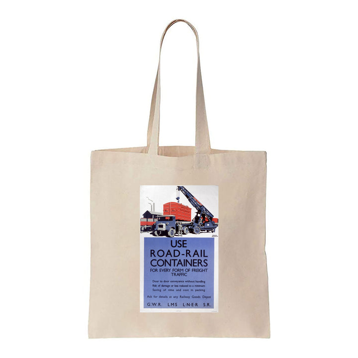 Use Road-Rail Containers For Every Form Of Freight Traffic - Canvas Tote Bag