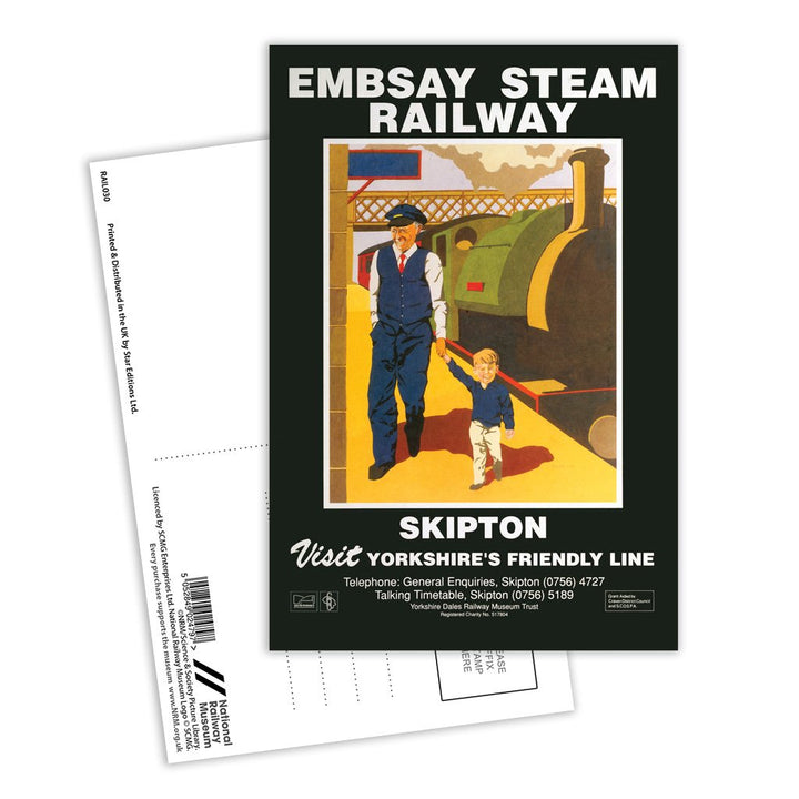 Embsay Steam Railway, Skipton Postcard Pack of 8