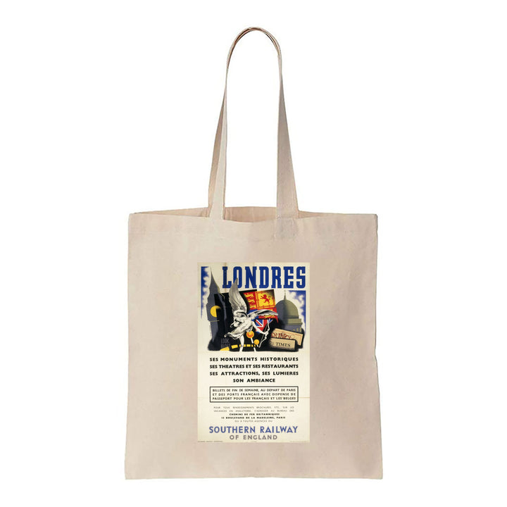 Londres, Southern Railway Of England - Canvas Tote Bag