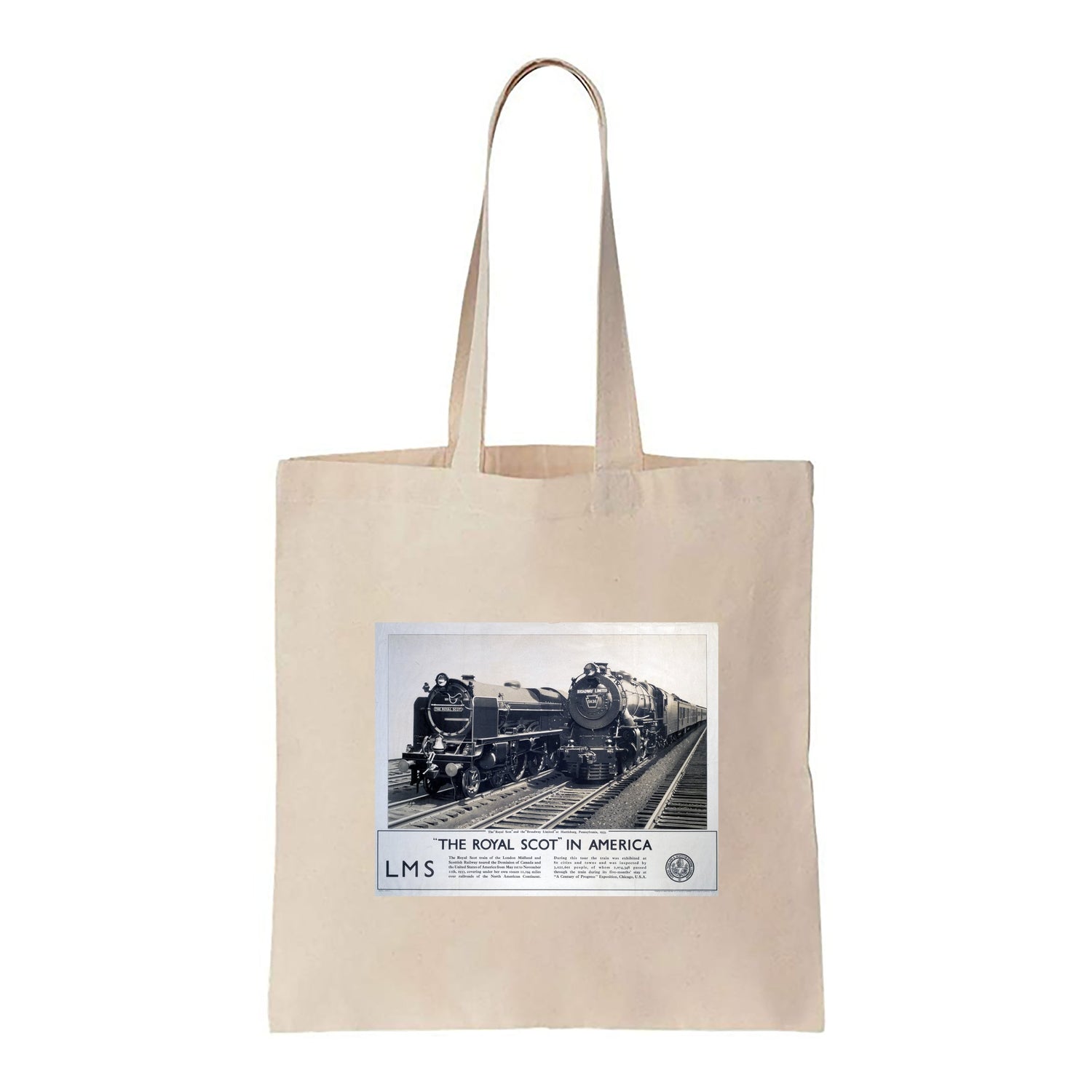 The Royal Scot In America, LMS - Canvas Tote Bag