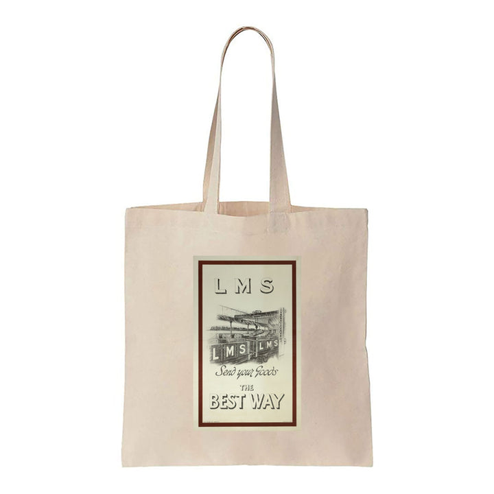 LMS, Send Your Goods The Best Way - Canvas Tote Bag