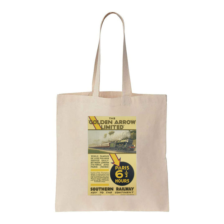 The Golden Arrow Limited, Southern Railway - Canvas Tote Bag
