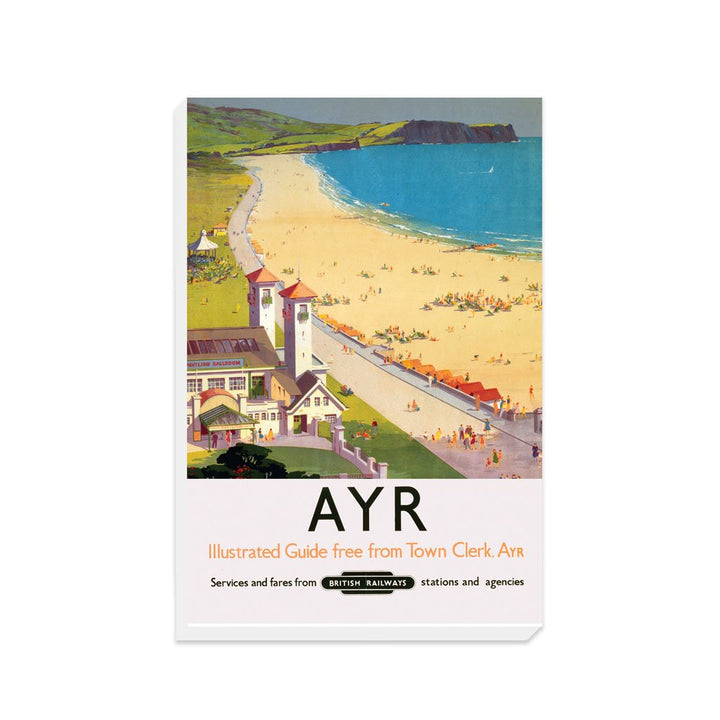 Ayr, Illustraded Guide free from Town Clerk Ayr, British Railways - Canvas