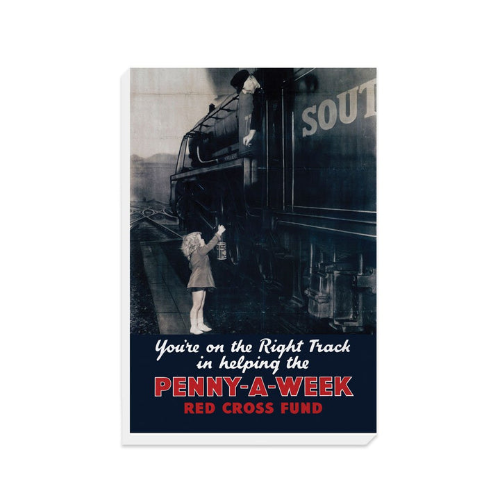 Penny-A-Week, Red Cross Fund - Canvas