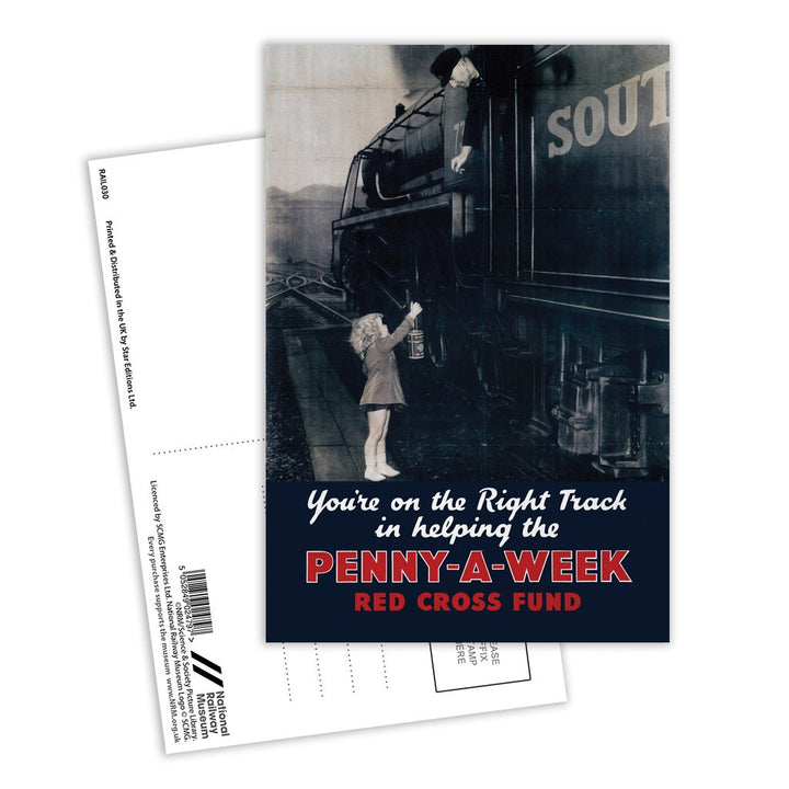 Penny-A-Week, Red Cross Fund Postcard Pack of 8
