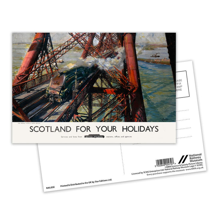 Scotland For Your Holidays, British Railways Postcard Pack of 8