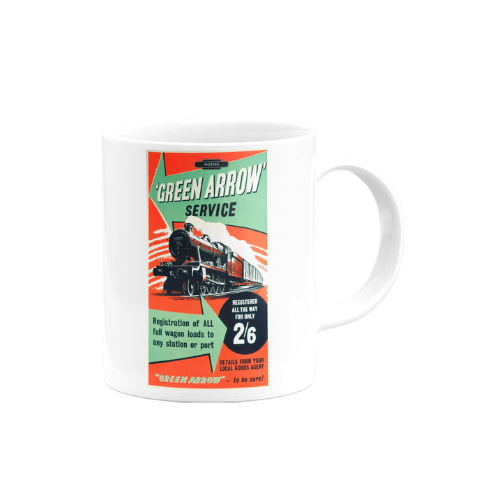 Green Arrow Service, Western Mug