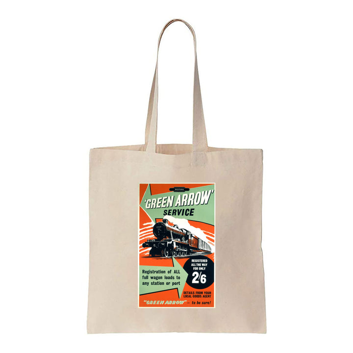 Green Arrow Service, Western - Canvas Tote Bag