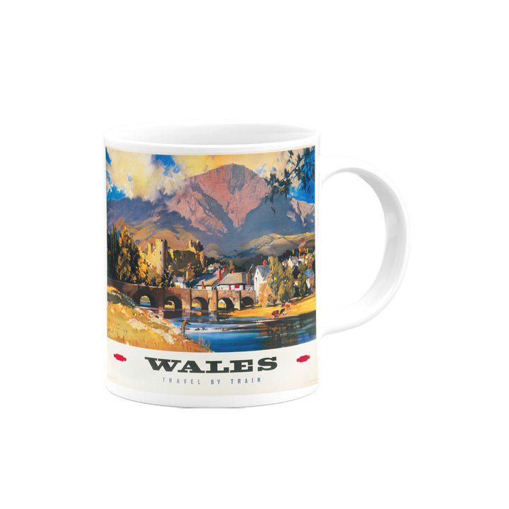 Wales, Travel By Train, British Railways Mug