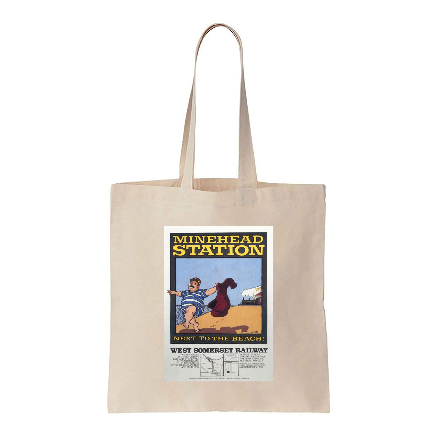 Minehead Station, West Somerset Railway - Canvas Tote Bag