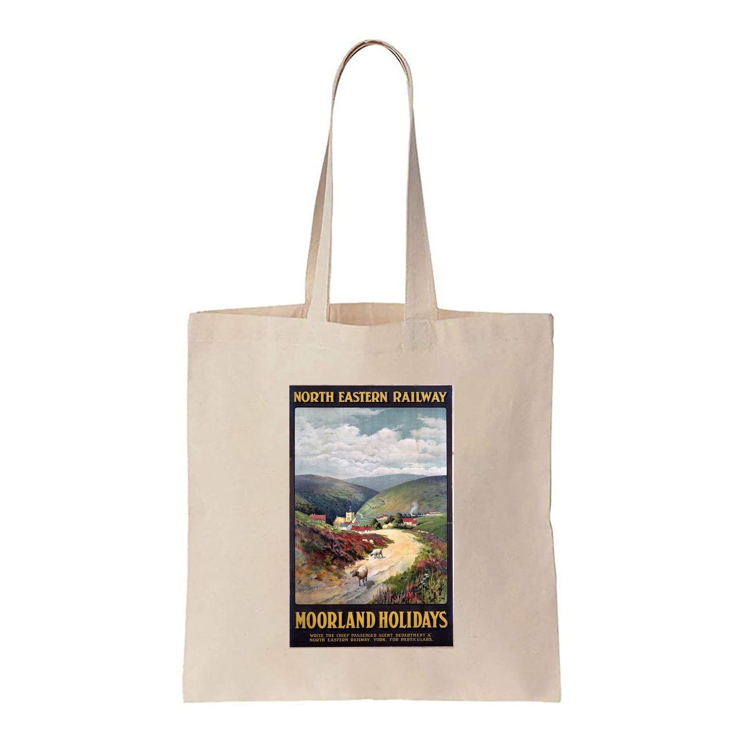 Moorland Holidays, North Eastern Railway - Canvas Tote Bag