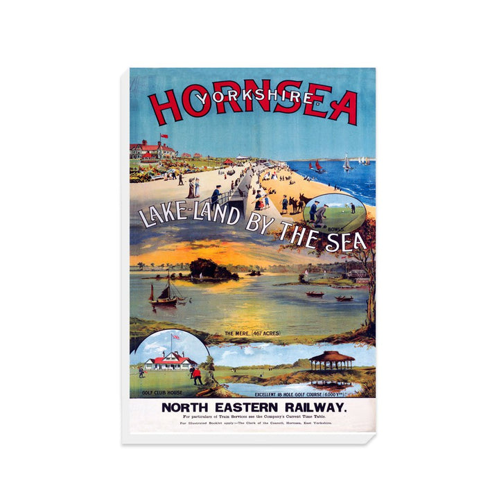 Hornsea Yorkshire, Lake-Land by The Sea, North Eastern Railway - Canvas