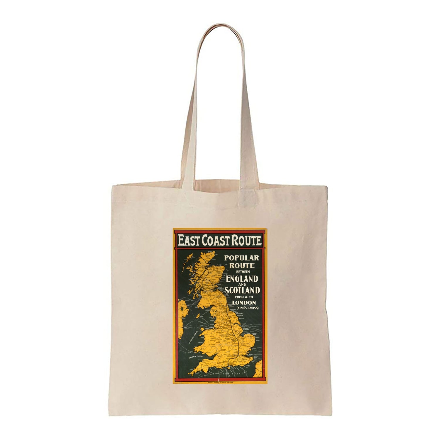 East Coast Route - Canvas Tote Bag