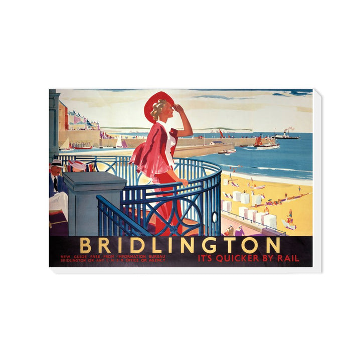 Bridlington, It's Quicker By Rail - Canvas