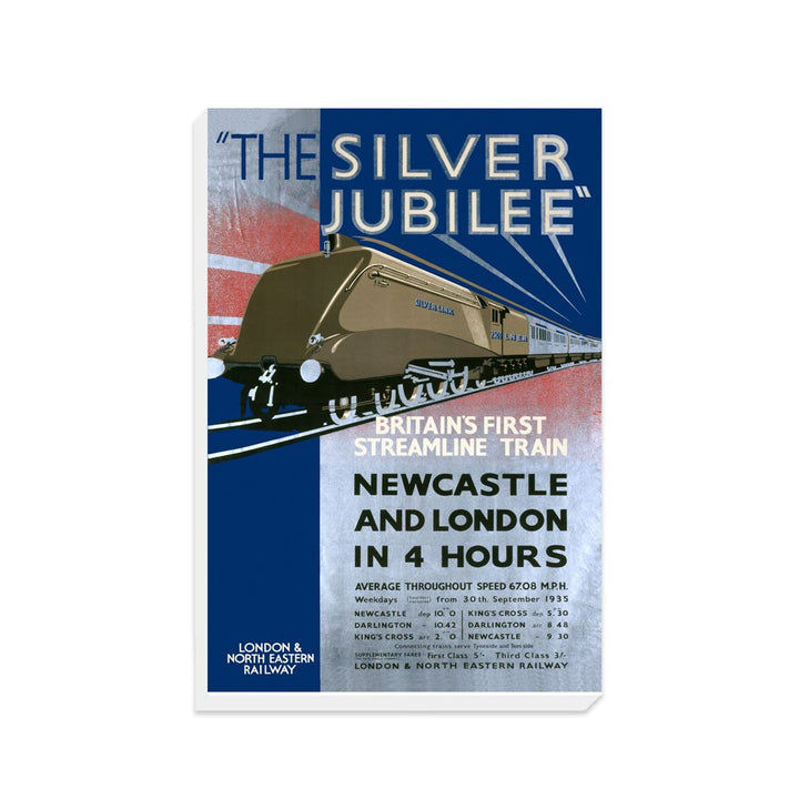 The Silver Jubilee, London and North Eastern Railway - Canvas