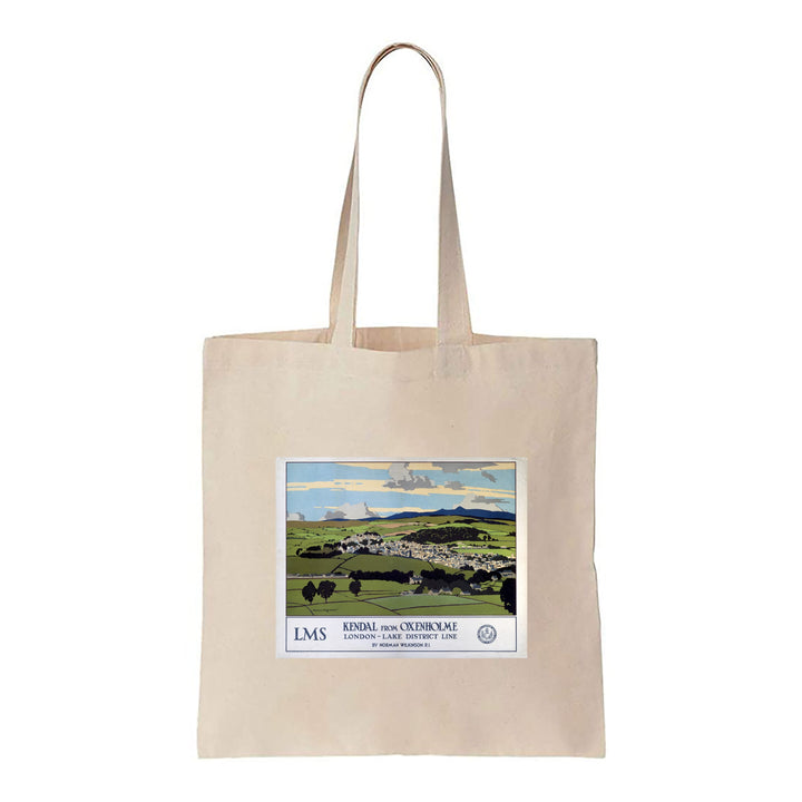 Kendal from Oxenholme, London - Lake District Line - Canvas Tote Bag