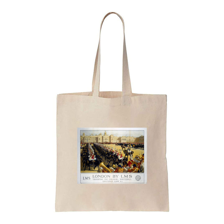 London By LMS, Trooping The Colour, Whitehall - Canvas Tote Bag