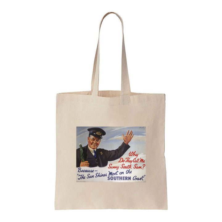The Sun Shines Most on the Southern Coast - Canvas Tote Bag