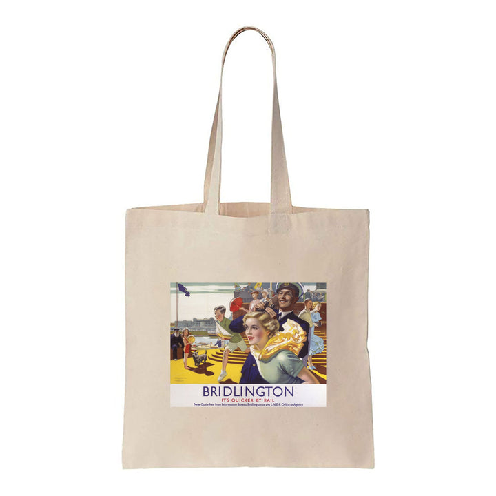 Bridlington, It's Quicker By Rail - Canvas Tote Bag