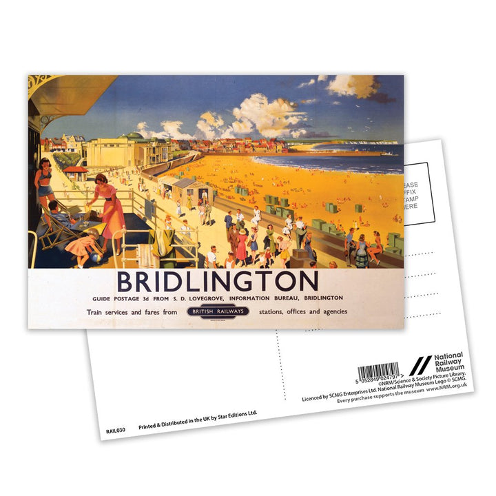 Bridlington, British Railways Postcard Pack of 8