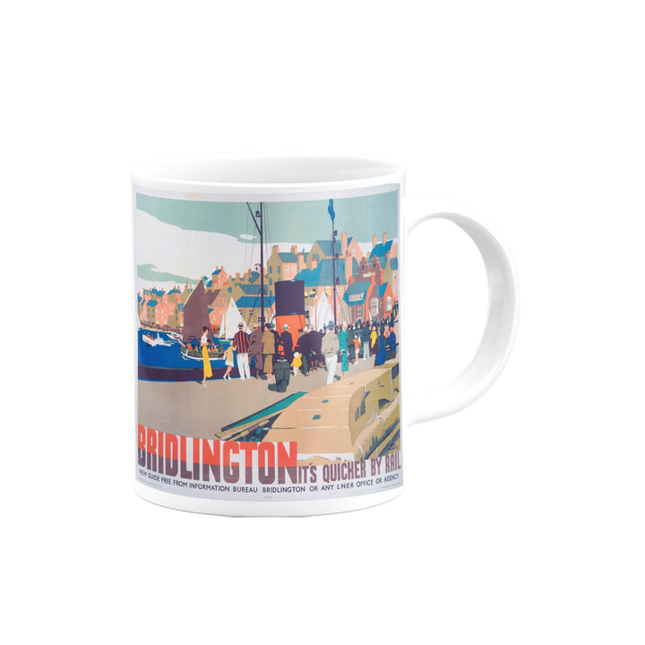 Bridlington, It's Quicker By Rail Mug