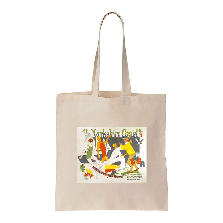 The Yorkshire Coast, for Happy Holidays - Canvas Tote Bag