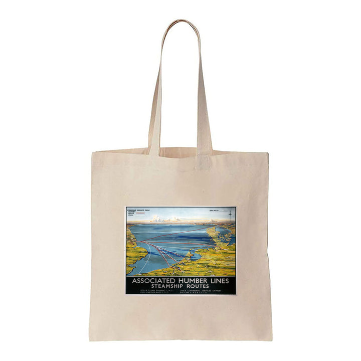 Associated Humber Lines, Steamship Routes - Canvas Tote Bag