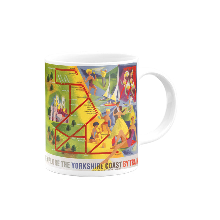 Explore The Yorkshire Coast By Train Mug