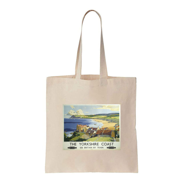 The Yorkshire Coast, See Britain By Train - Canvas Tote Bag