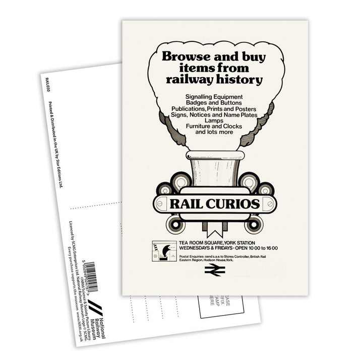Rail Curios, Browse and buy from Railway History Postcard Pack of 8