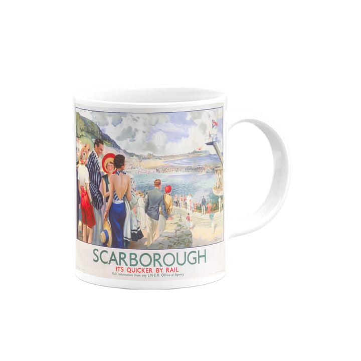 Scarborough, It's Quicker By Rail Mug