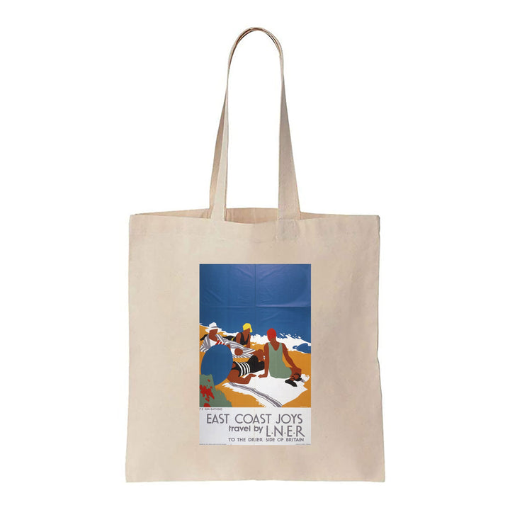 East Coast Joys No 3 - Sun-Bathing, LNER - Canvas Tote Bag