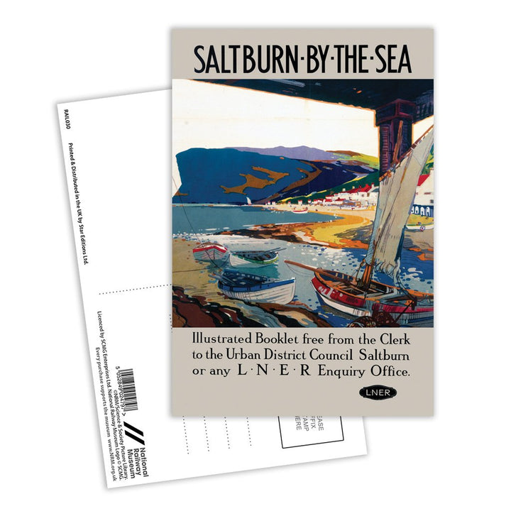 Saltburn-by-the-sea, LNER Postcard Pack of 8