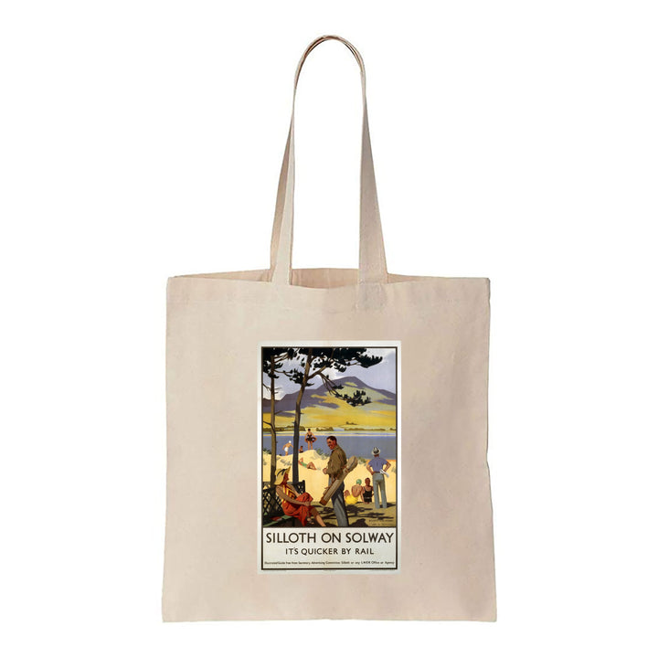 Silloth On Solway, It's Quicker By Rail - Canvas Tote Bag