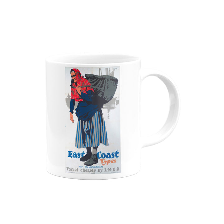 East Coast Types: No 4 The Scottish Fishwife Mug