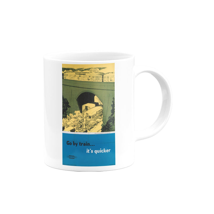 Go By Train - It's Quicker, British Railways Mug