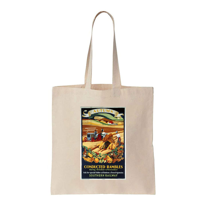 Autumn - Conducted Rambles, Southern Railway - Canvas Tote Bag
